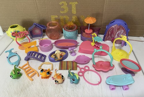 Littlest pet shop lot cages - littlest,